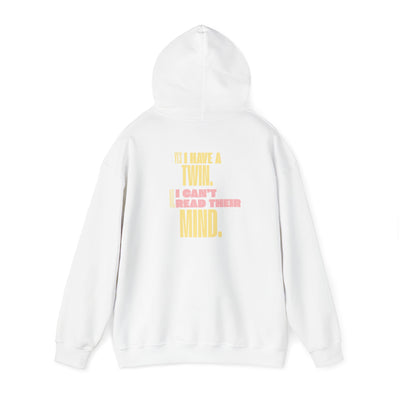 Yes I'm a TWIN  Hooded Sweatshirt - Cozy Unisex Sweatshirt