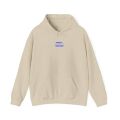 Energy Frequency Vibration Hooded Sweatshirt - Cozy Unisex Sweatshirt for Self-Care and Positivity