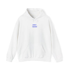 Energy Frequency Vibration Hooded Sweatshirt - Cozy Unisex Sweatshirt for Self-Care and Positivity