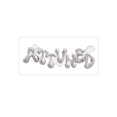 Outdoor Sticker - Bubble Attuned Silver 1pc