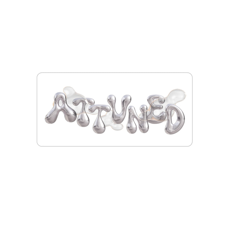 Outdoor Sticker - Bubble Attuned Silver 1pc