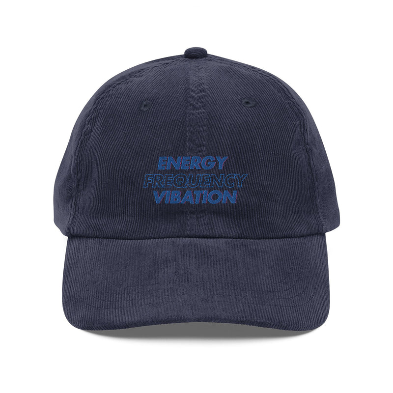 Embroidered Vintage Corduroy Cap