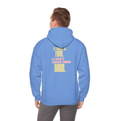 Yes I'm a TWIN  Hooded Sweatshirt - Cozy Unisex Sweatshirt