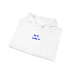 Energy Frequency Vibration Hooded Sweatshirt - Cozy Unisex Sweatshirt for Self-Care and Positivity