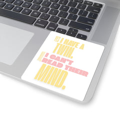 Twin Mind Kiss-Cut Stickers